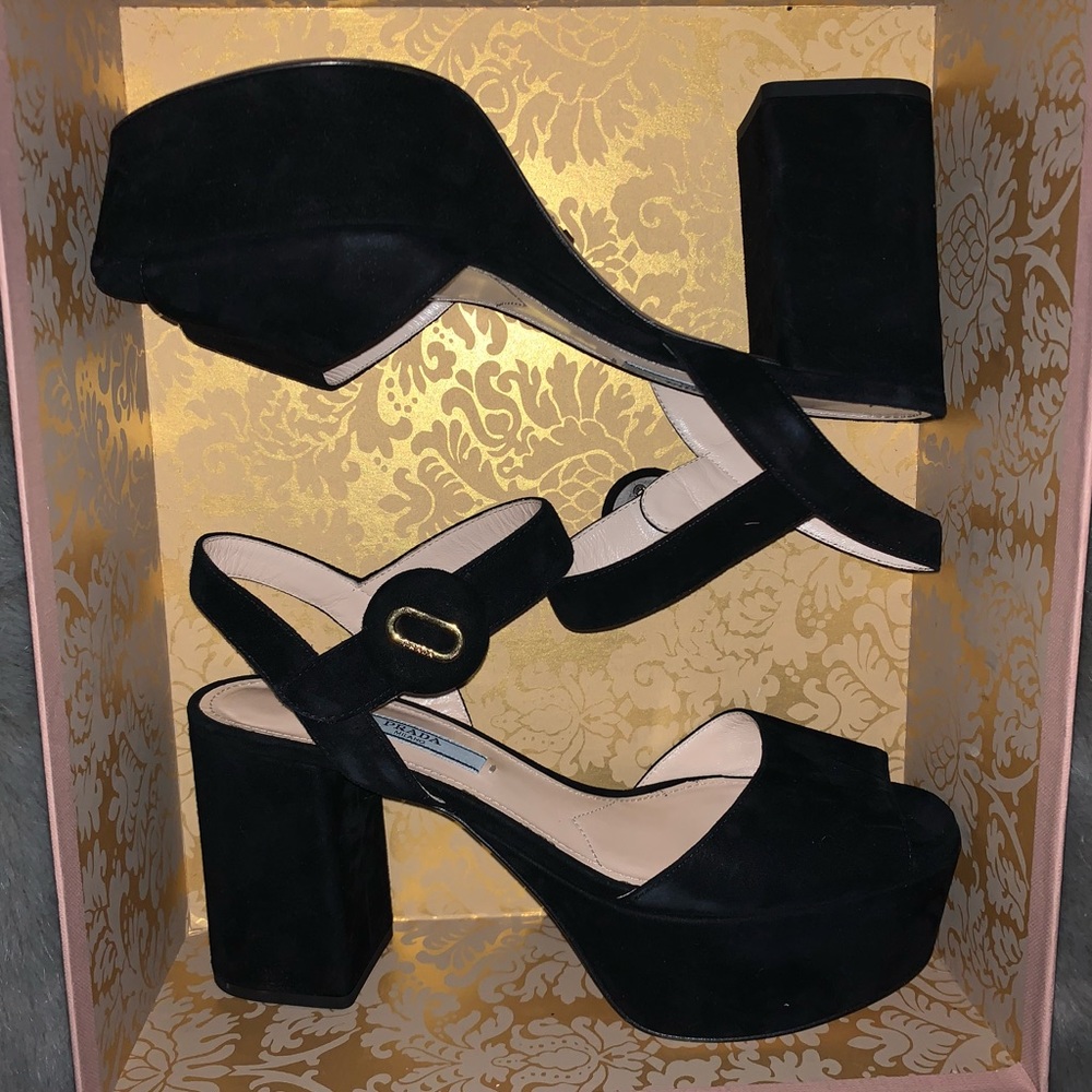 New Prada Platform Sandals